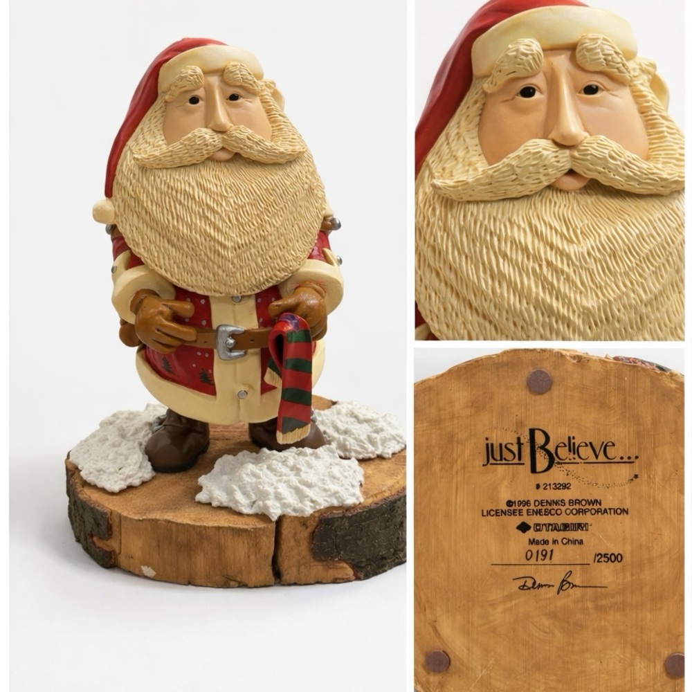 Otagiri Just Believe Large Red Santa Figurine